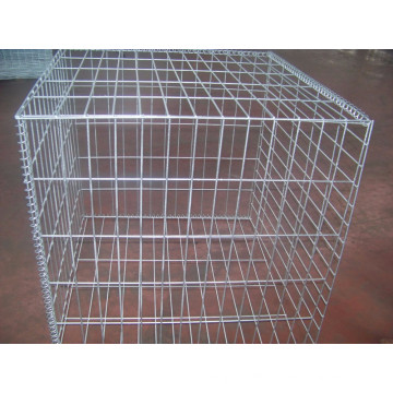 Heiß getaucht galvanisierte / geschweißte Gabion Box